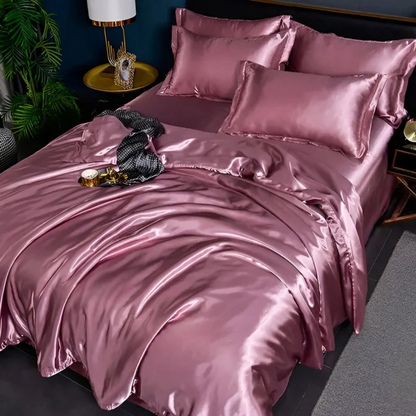 Luksuriøst Sengetøj i Silke - Åndbart og Blødt til Soveværelse Sengetøj Tech Butik Rosé 150 x 200 cm