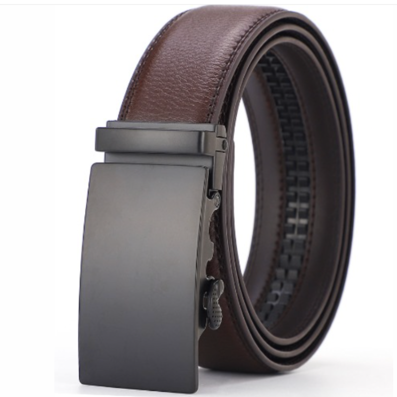 Luksusbælte til mænd med automatisk spænde Bælte Tech Butik Brun 110cm