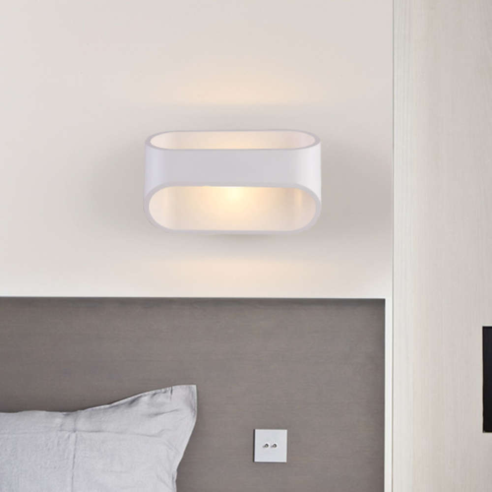 Luxuriøs LED-væglampe i aluminium til moderne interiør Væglamper Tech Butik