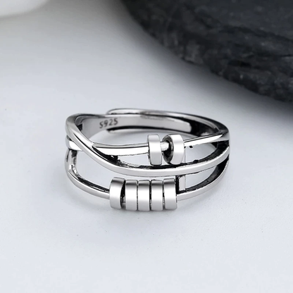 Elegant Sølvring – Elegant og Beroligende Smykke til Angststøtte Jewelry Tech Butik