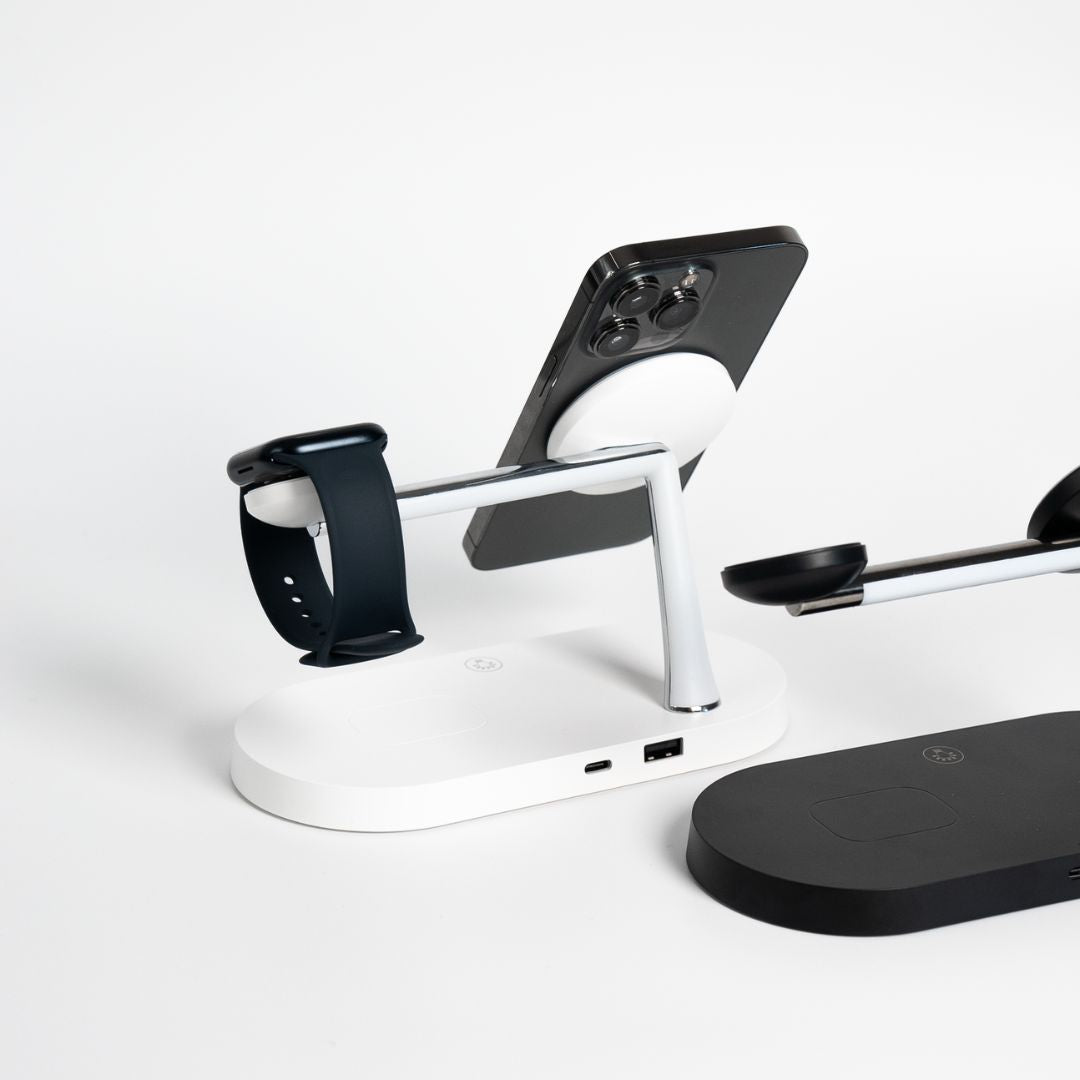 3-i-1 Opladningsstation – Effektiv Trådløs Dock til Flere Enheder Ladestation Tech Butik