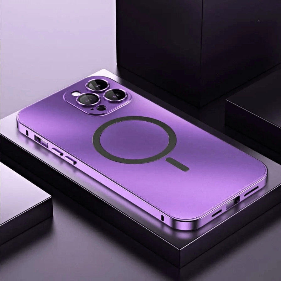 Magnetisk Metal iPhone Cover | Ekstra Stærk & Slank Beskyttelse Mobiltelefonetui og -covers Tech Butik