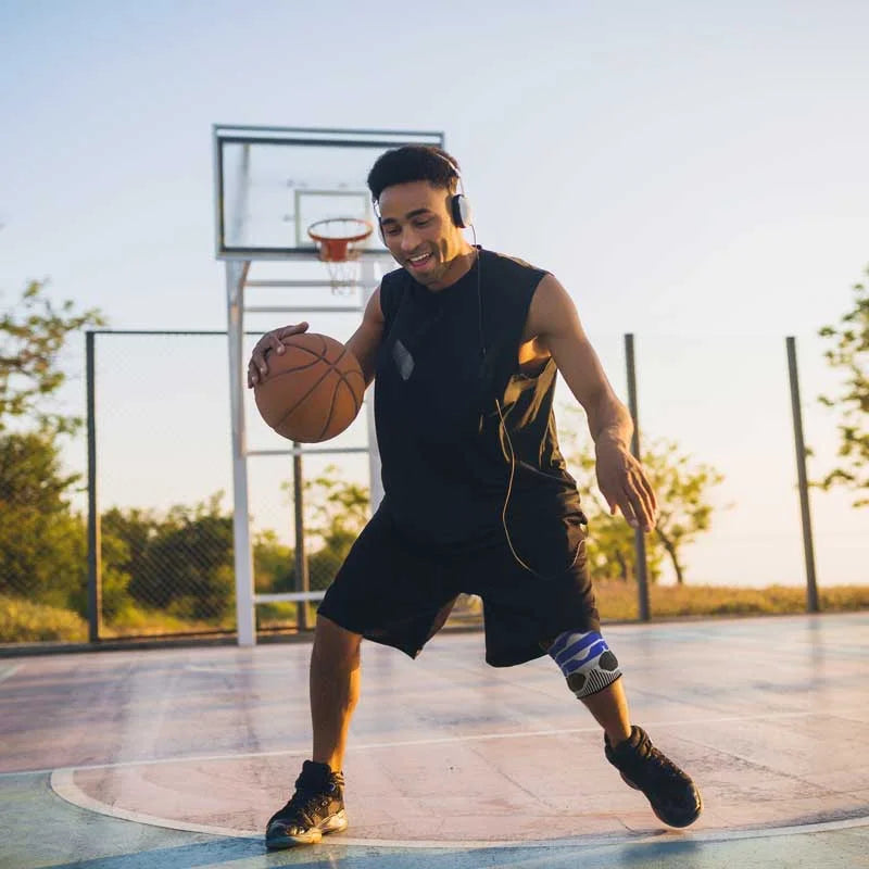 Stabiliserende knæbind – Støttende beskyttelse til skadesgenoptræning og aktiv bevægelse Knee Brace Tech Butik