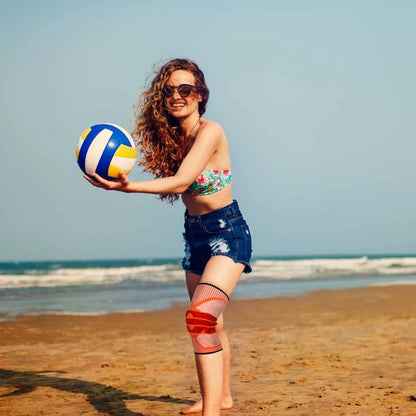 Stabiliserende knæbind – Støttende beskyttelse til skadesgenoptræning og aktiv bevægelse Knee Brace Tech Butik