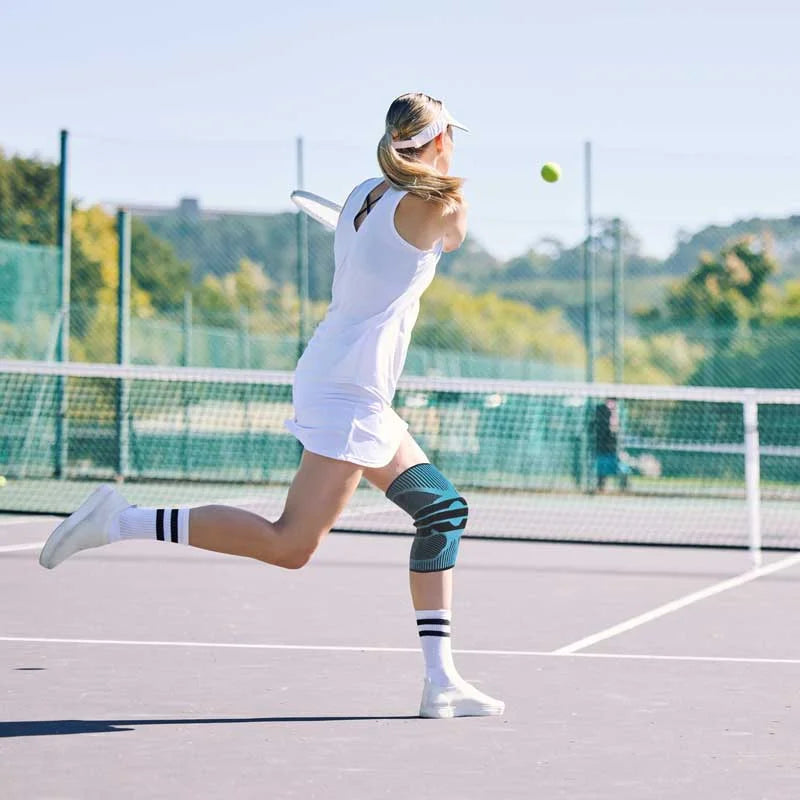 Stabiliserende knæbind – Støttende beskyttelse til skadesgenoptræning og aktiv bevægelse Knee Brace Tech Butik