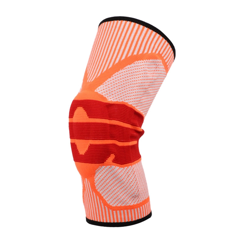 Stabiliserende knæbind – Støttende beskyttelse til skadesgenoptræning og aktiv bevægelse Knee Brace Tech Butik Orange M
