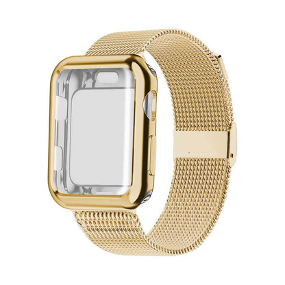 Luksus Metalurrem til Apple Watch – Elegant Opgradering Urremme & Stropper Tech Butik Guld iWatch 38 mm