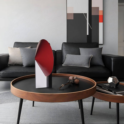 Midnatts Circle Bordlampe i Sfærisk Design med Metalbase Væglampe Tech Butik