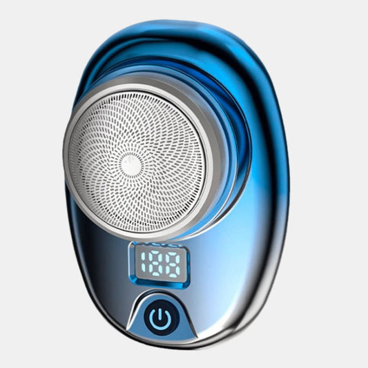 Mini Lommebarbermaskine til Glat og Nem Rejsepleje Skønhed Tech Butik Blå