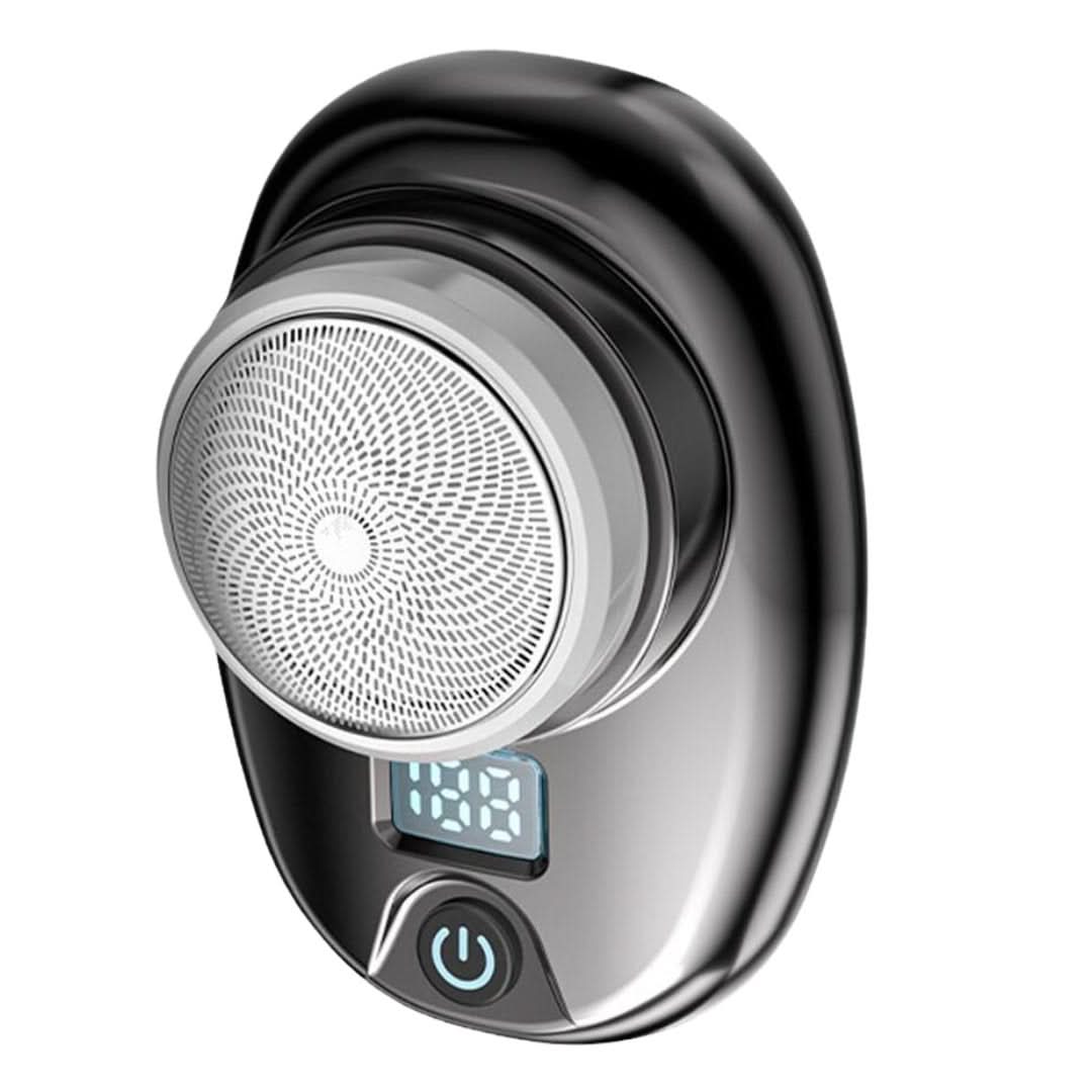 Mini Lommebarbermaskine til Glat og Nem Rejsepleje Skønhed Tech Butik Sort