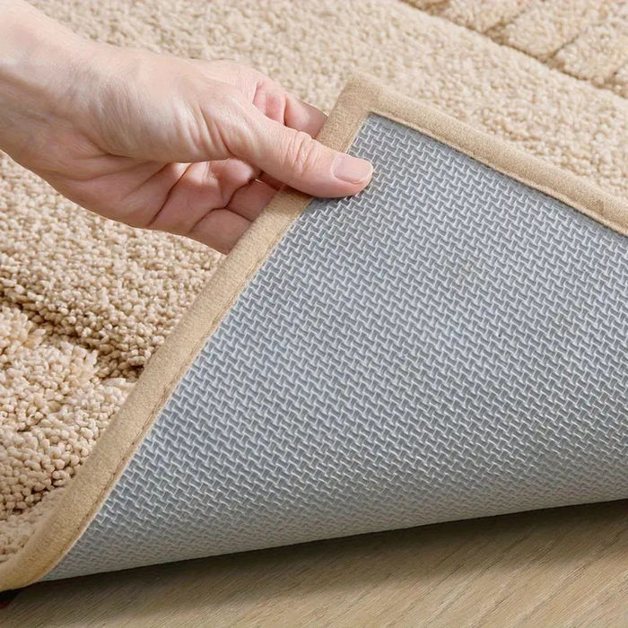 Minimalistisk Bademåtte med Striber – Blød, Skridsikker og Komfortabel Hele Dagen Bathroom Accessories Tech Butik