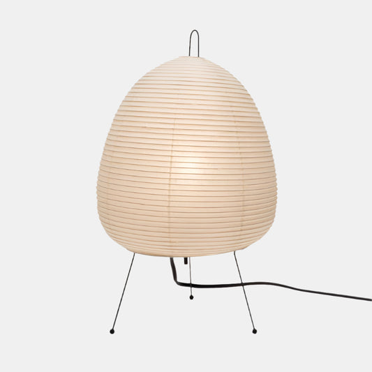 Minimalistisk Bordlampe med Blød Stemningsbelysning til Indendørs Brug Bordlampe Tech Butik Hvid Dia 26cm x H 43cm