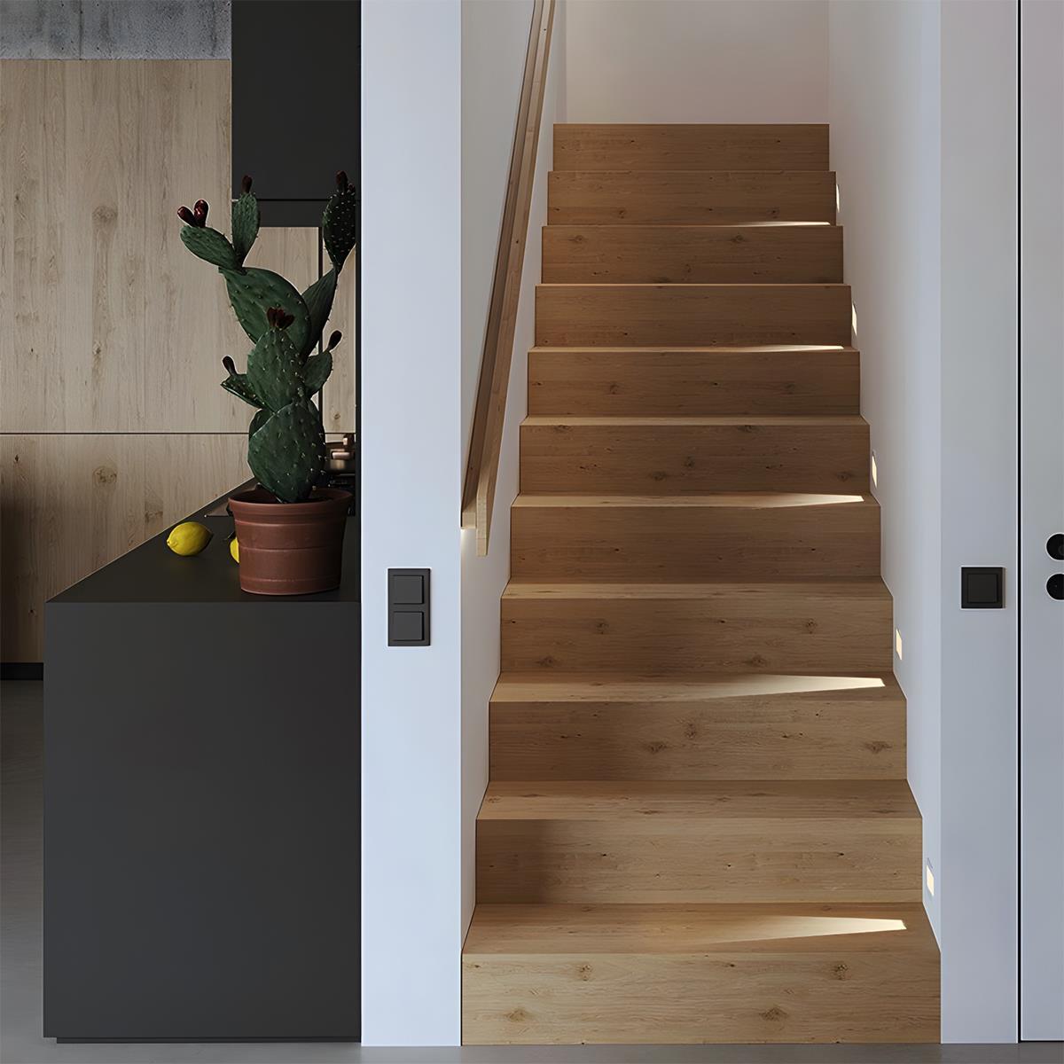 Minimalistisk LED-væglampe med bevægelsessensor til smart belysning Væglamper Tech Butik Rektangulær Bevægelsessensor Neutral Hvid