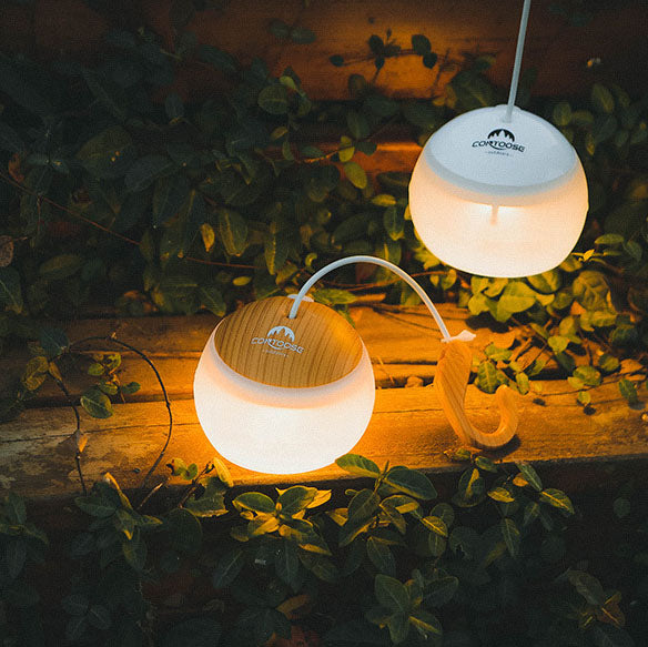 Minimalistisk LED Campinglampe Med USB-Opladning Og Variabel Lysstyrke Hængende lampe Tech Butik Hvid (USB-opladning + 3 lysstyrkeniveauer)