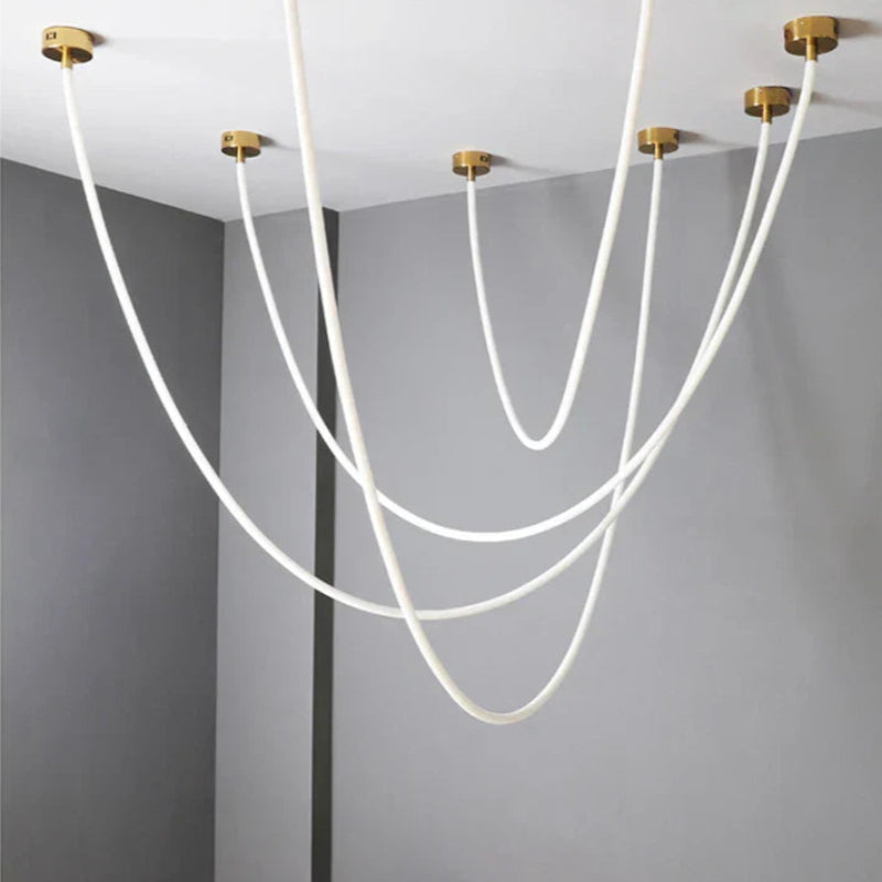 Minimalistisk LED Loftlys til Stilfulde Rum Hængelamper Tech Butik