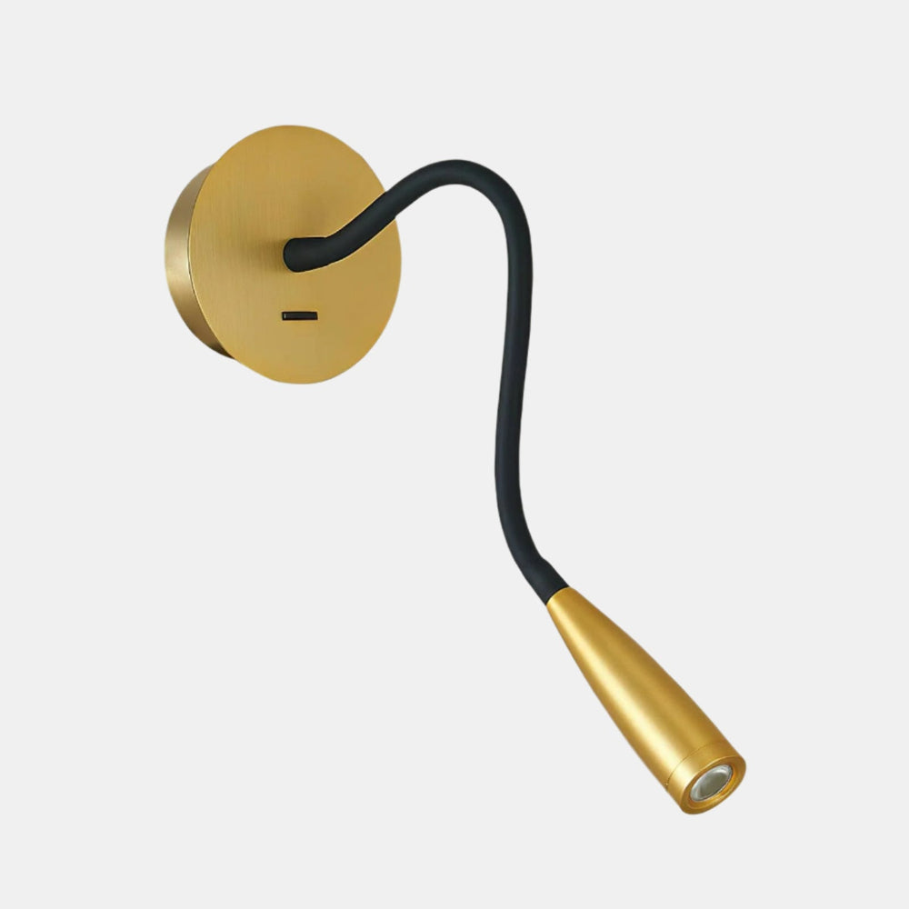 Minimalistisk LED Væglampe med Drejelig Rørform Praktiske lamper Tech Butik Guld Varmt lys