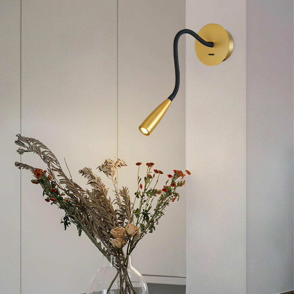 Minimalistisk LED Væglampe med Drejelig Rørform Praktiske lamper Tech Butik