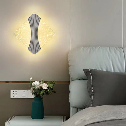 Minimalistisk LED Væglampe til Moderne Rum Væglamper Tech Butik Diamant - D Varmt lys