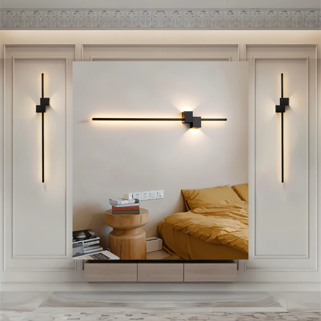 Minimalistisk LED Væglampe til Moderne Indretning Belysning Tech Butik