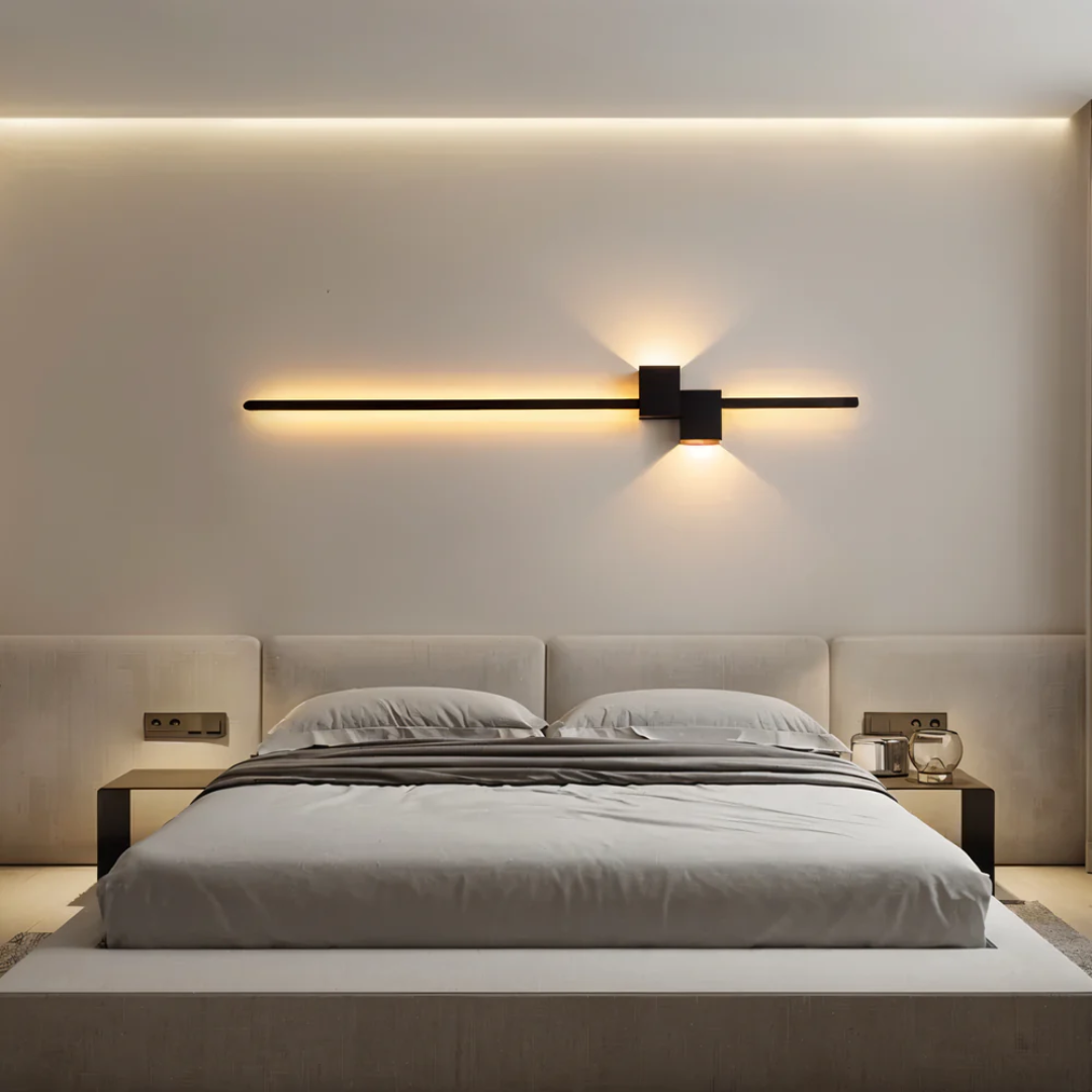 Minimalistisk LED Væglampe til Moderne Indretning Belysning Tech Butik