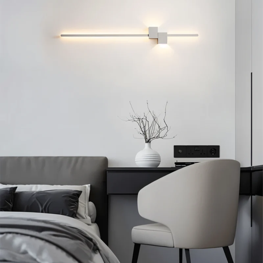 Minimalistisk LED Væglampe til Moderne Indretning Belysning Tech Butik