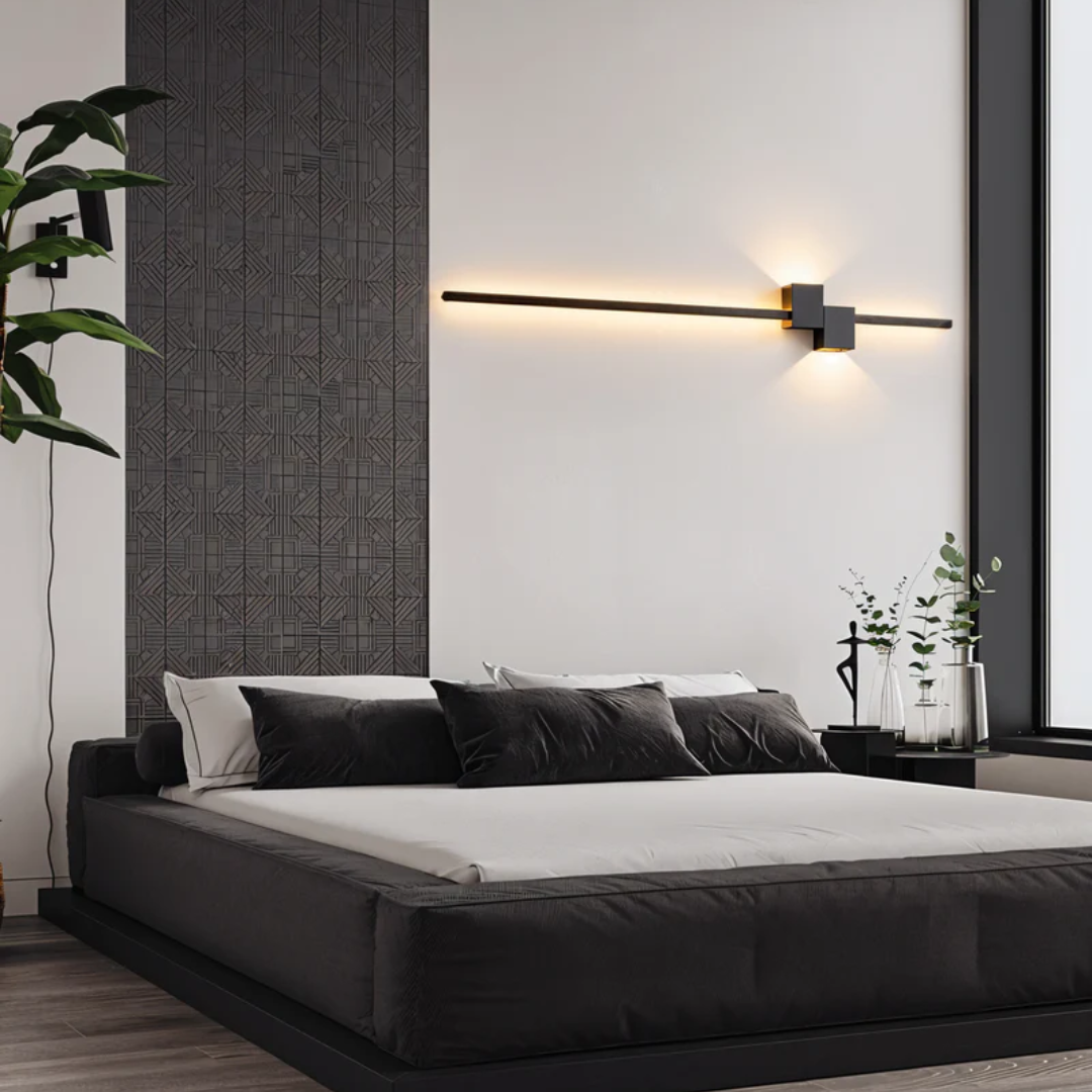 Minimalistisk LED Væglampe til Moderne Indretning Belysning Tech Butik