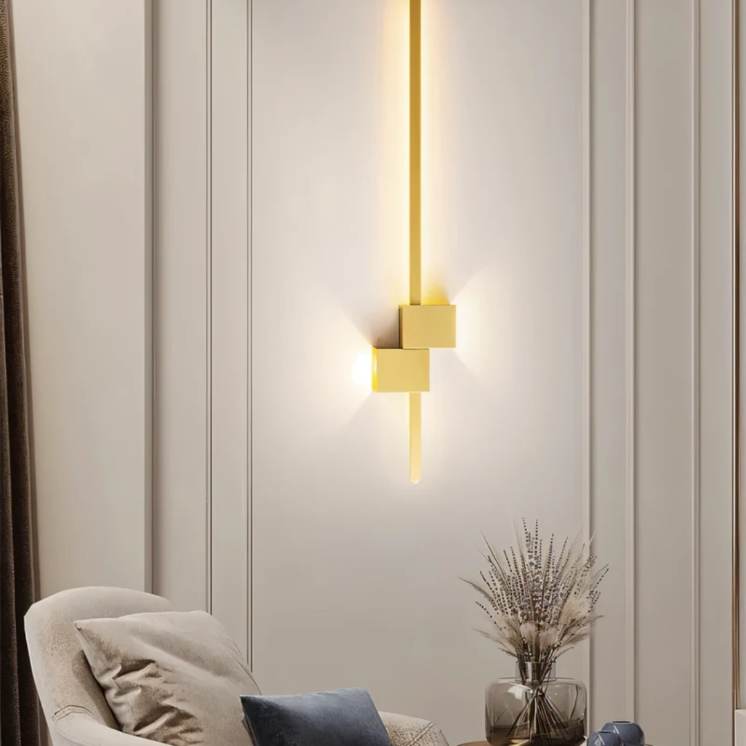 Minimalistisk LED Væglampe til Moderne Indretning Belysning Tech Butik