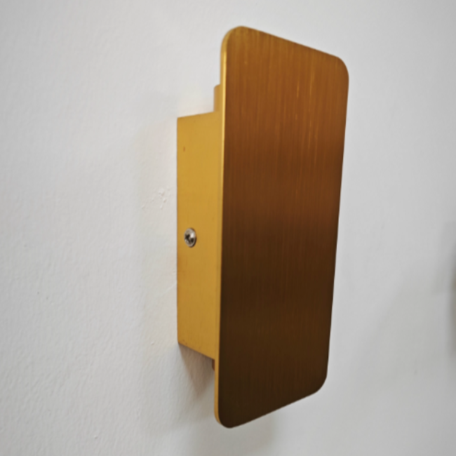 Minimalistisk LED Væglys – Elegant Energibesparende Belysning til Stuen Belysning Tech Butik Guld Varm Lys