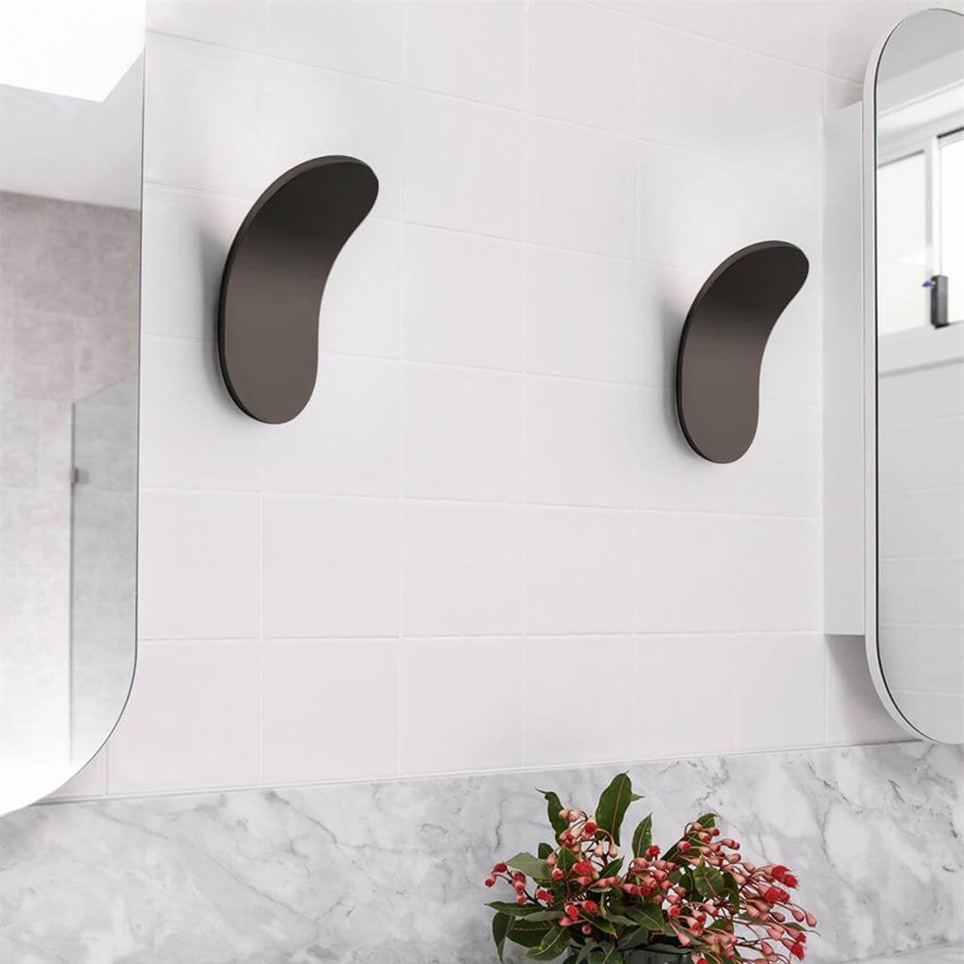 Minimalistisk LED Vægskonce i Sort/Hvid – Elegant Belysning til Soveværelse Væglamper Tech Butik