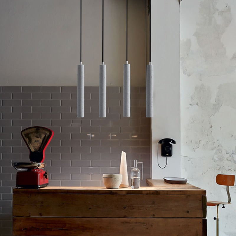 Minimalistisk Lang Hængende LED Lampe til Moderne Rum Hængelamper Tech Butik