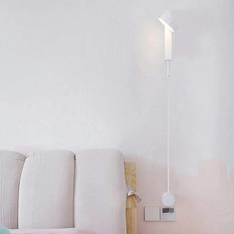 Minimalistisk T-Bar Væglampe til Moderne Indretning Lamp Tech Butik Hvid