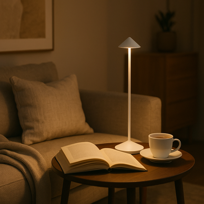 Minimalistisk Trådløs Bordlampe Uden Ledning - Vandtæt Belysning Belysning Tech Butik