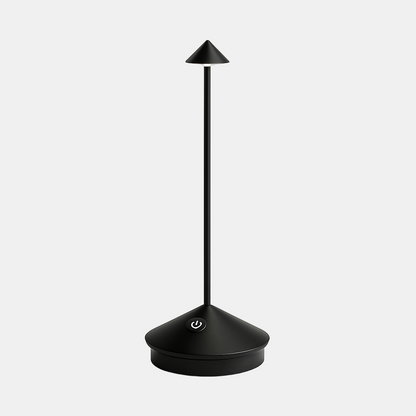 Minimalistisk Trådløs Bordlampe Uden Ledning - Vandtæt Belysning Belysning Tech Butik Sort
