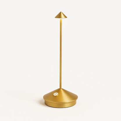Minimalistisk Trådløs Bordlampe Uden Ledning - Vandtæt Belysning Belysning Tech Butik Guld