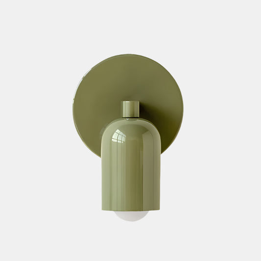 Minimalistisk Væglys med Farvet Glas til Stilfulde Rum Væglampe Tech Butik Grøn