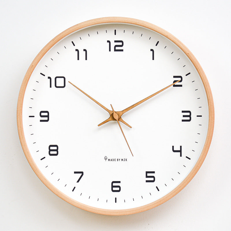 Minimalistisk analog vægur til moderne interiører Ure Tech Butik Stil D
