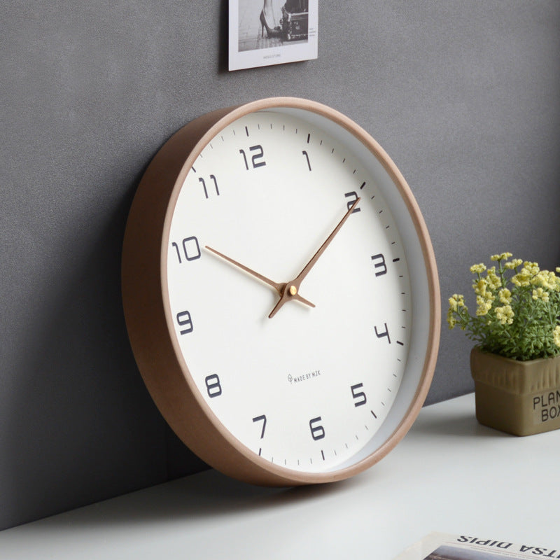 Minimalistisk analog vægur til moderne interiører Ure Tech Butik
