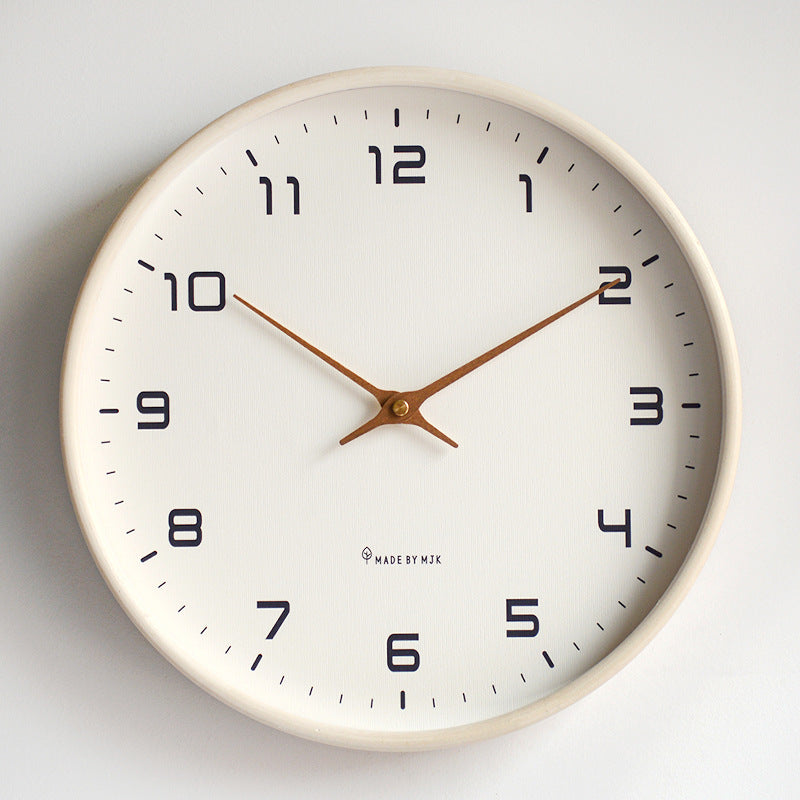 Minimalistisk analog vægur til moderne interiører Ure Tech Butik Stil C