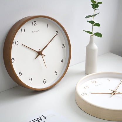 Minimalistisk lydløs vægur med analog skærm Ure Tech Butik