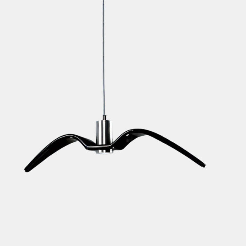 Minimalistisk pendellampe i fugleform til elegante rum Hængelamper Tech Butik Sort A