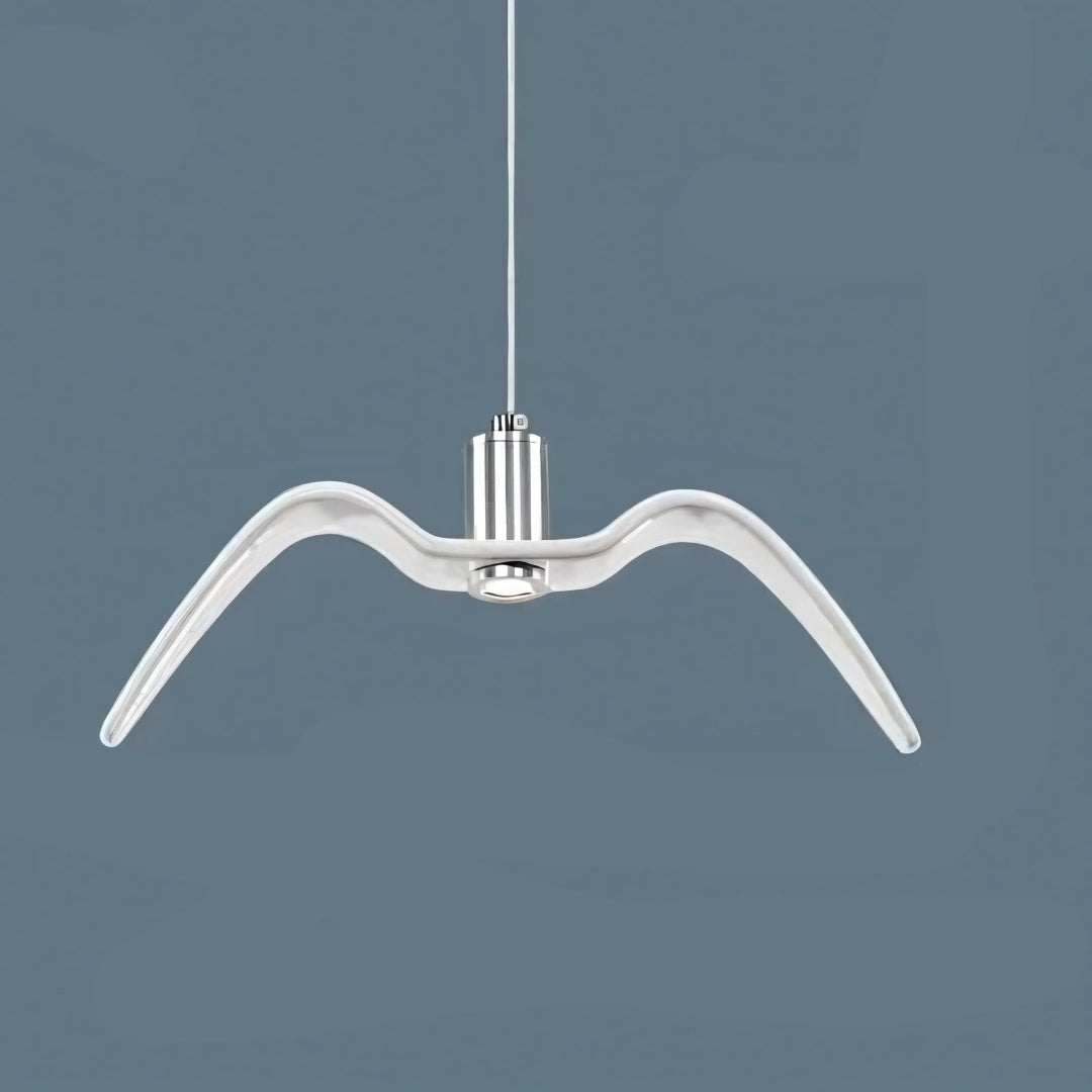 Minimalistisk pendellampe i fugleform til elegante rum Hængelamper Tech Butik Hvid B