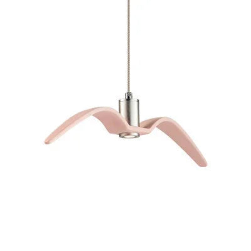 Minimalistisk pendellampe i fugleform til elegante rum Hængelamper Tech Butik Lyserød A