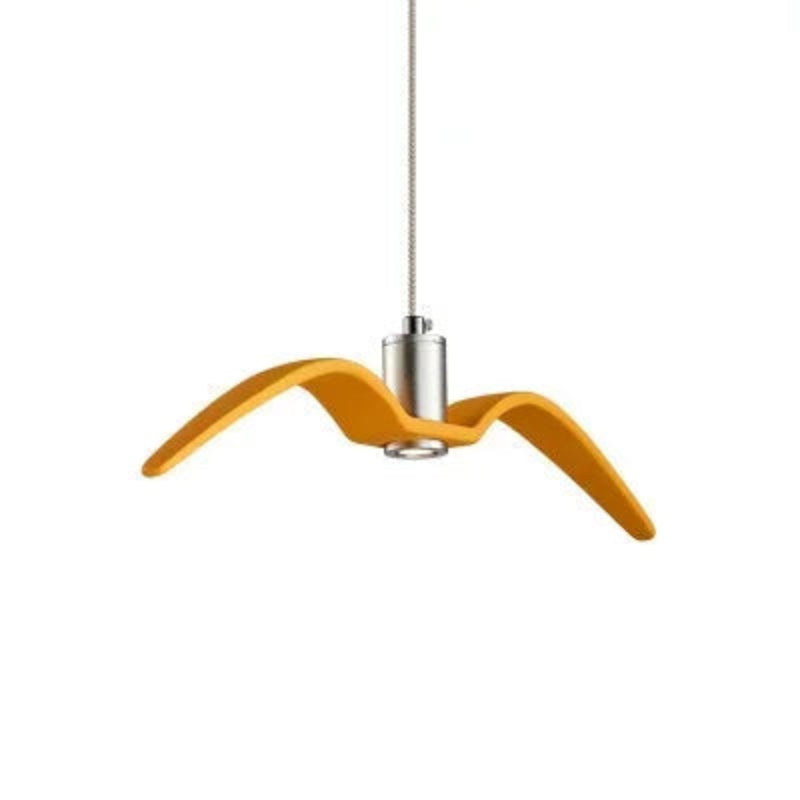Minimalistisk pendellampe i fugleform til elegante rum Hængelamper Tech Butik Gul A