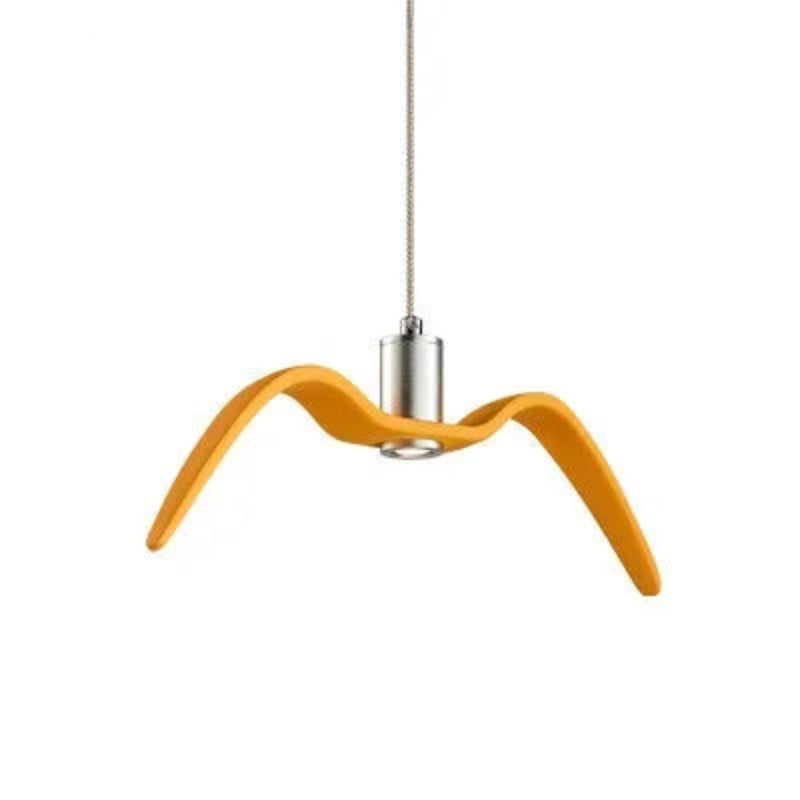 Minimalistisk pendellampe i fugleform til elegante rum Hængelamper Tech Butik Gul B