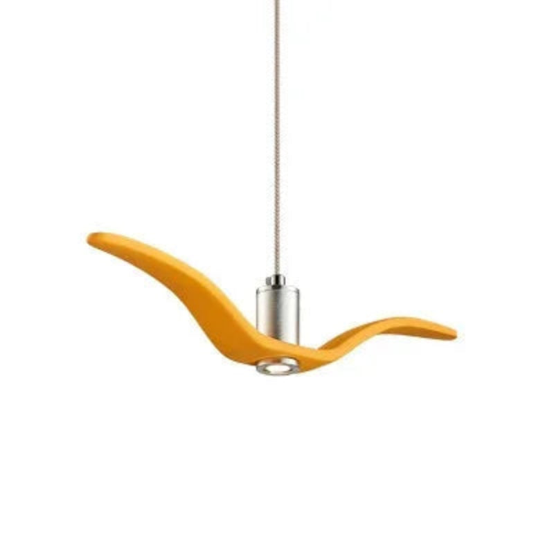 Minimalistisk pendellampe i fugleform til elegante rum Hængelamper Tech Butik Gul C