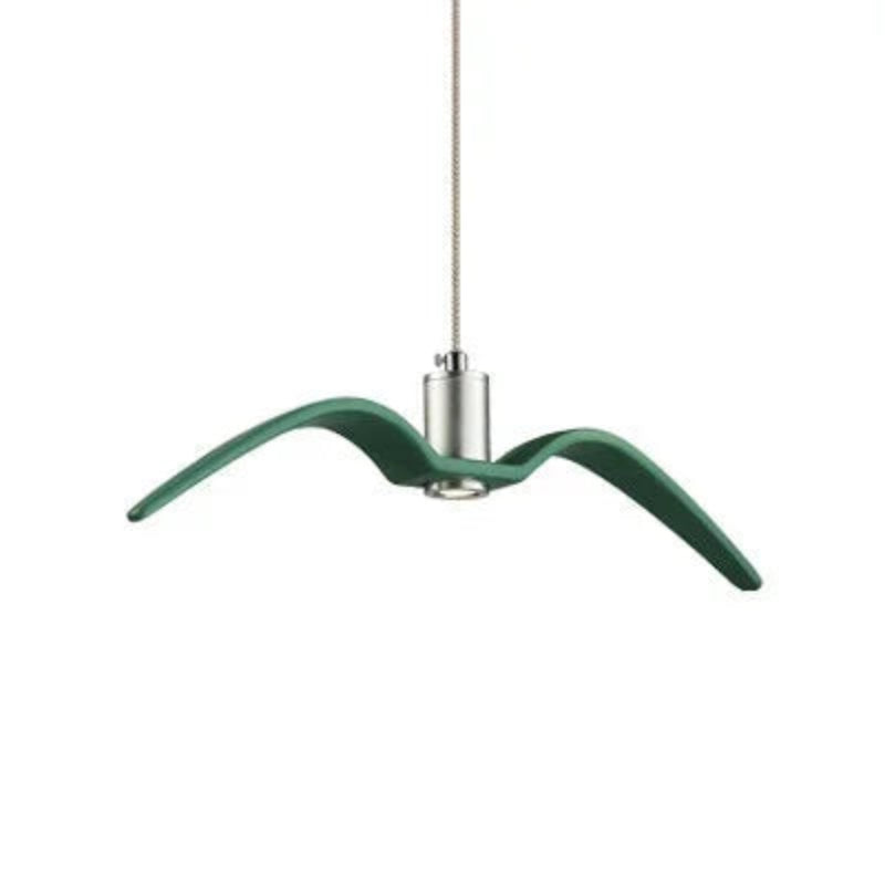 Minimalistisk pendellampe i fugleform til elegante rum Hængelamper Tech Butik Grøn A