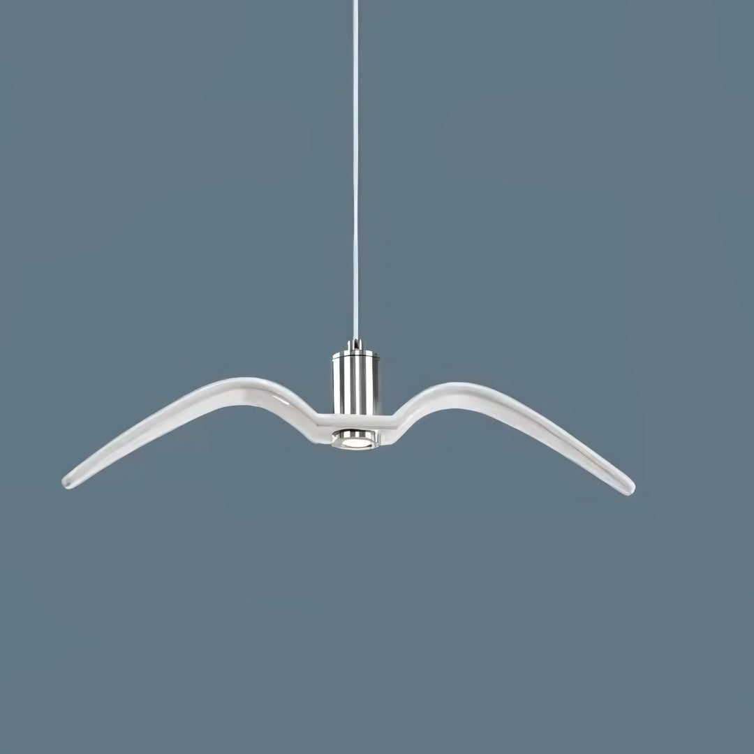 Minimalistisk pendellampe i fugleform til elegante rum Hængelamper Tech Butik Hvid A