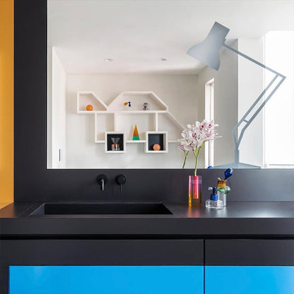 Moderne prismeakryl vase med regnbuefarver Storage & Organization Tech Butik