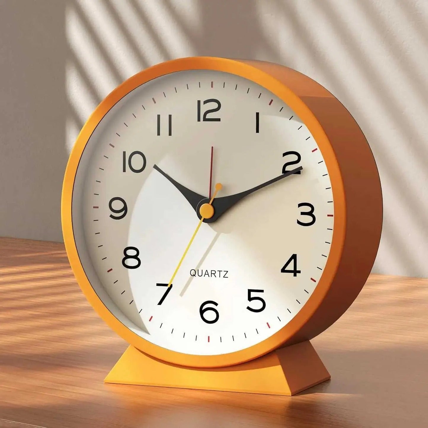 Retro Vækkeur – Lydløst Design med Blødt Lys til Soveværelse eller Skrivebord Clock Tech Butik