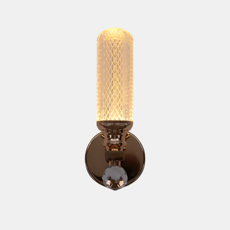 Moderne Akryl Væglampe med Cylindrisk Design Væglamper Tech Butik E